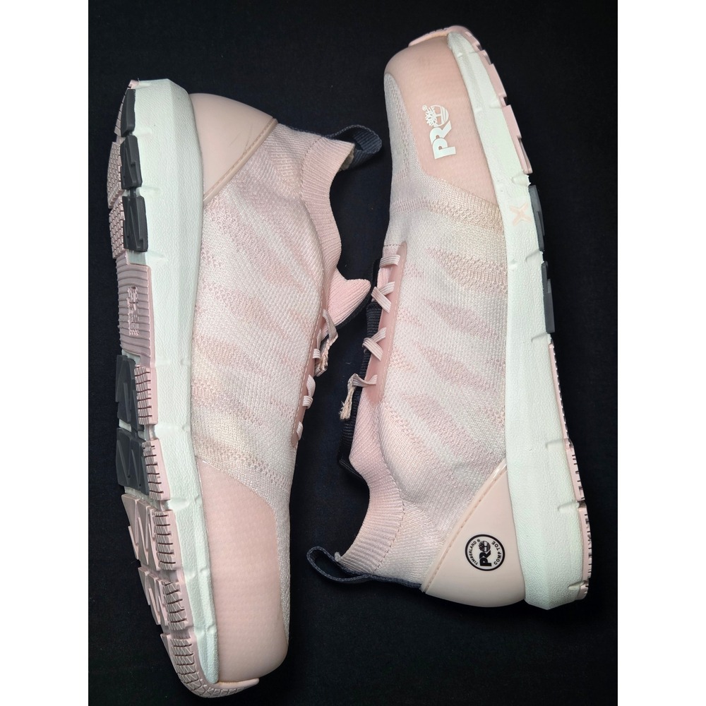 Timberland PRO Reaxion Women 10M Pink Composite Toe‎ Work Shoes A44PW A7242